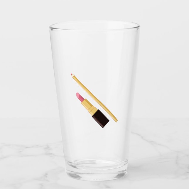Copo De Pint Batom Rosa (Frente)