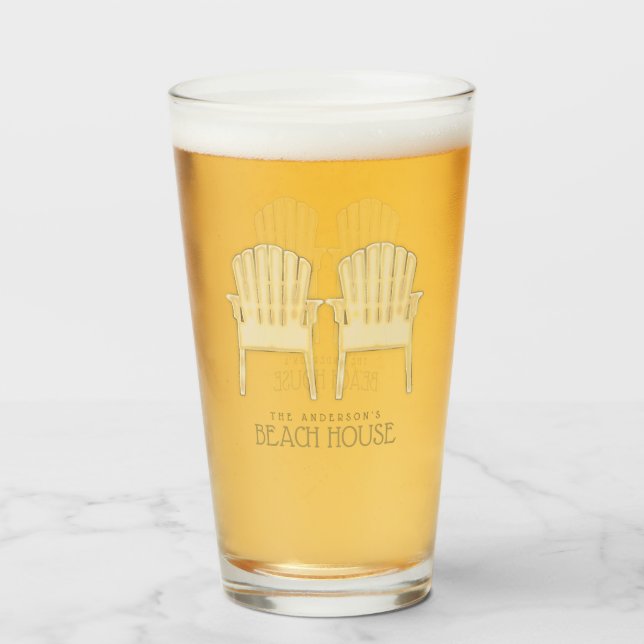 Copo De Pint Beach House Adirondack Chairs Dourado ID623 (Frente (Preenchido))