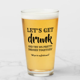 Copo De Pint Bebado de Obtenção de vamos - Engraçado Proposta d