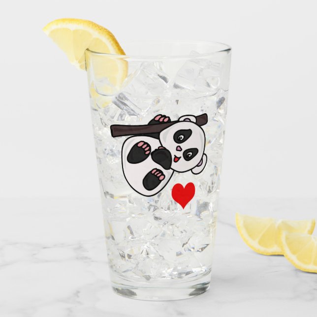 Copo De Pint Bebê Panda Fofo (Gelo frontal)