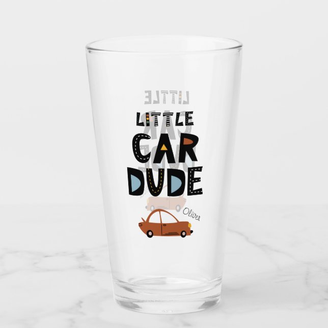 Copo De Pint Bebendo de nome do Little Car Dud (Frente)