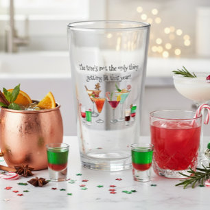 Copo De Pint Bebendo Engraçado Dizendo Natal