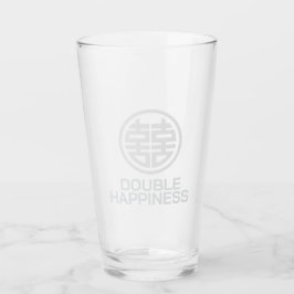 Copo De Pint Beber Vidro/Dupla Felicidade/Copo de Vidro