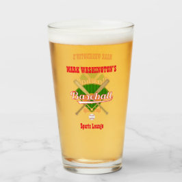 Copo De Pint Beer Beer Soda Do Jogador De Beisebol