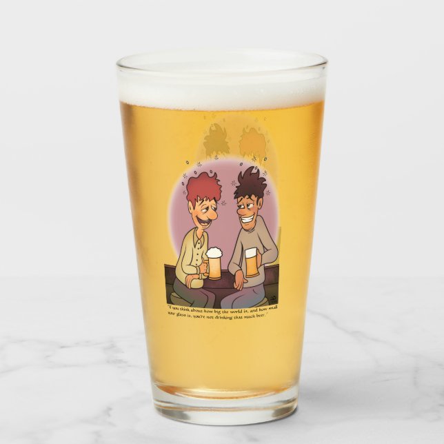 Copo De Pint Beer Buddies Glass (Frente (Preenchido))