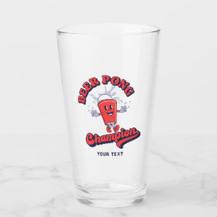 Copo De Pint Beer Pong Champion Engraçado Jogo de Bebendo