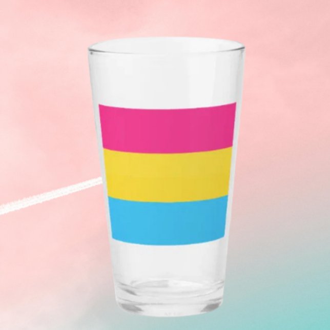 Copo de Pint Beer Pride: Pansexual (Criador carregado)