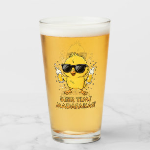 Copo De Pint Beer Time Madafakas Meme Pato Goose Retro