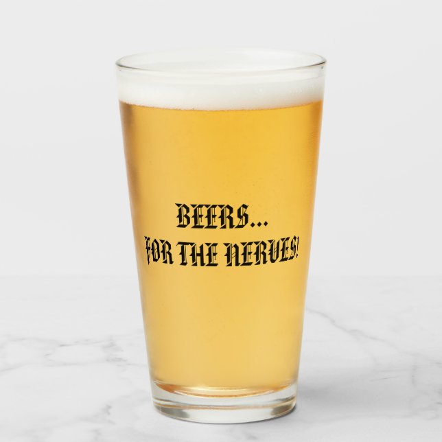 COPO DE PINT BEERS... PARA OS NERVOS! (Frente (Preenchido))