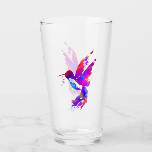 Copo De Pint Beija-flor Arco-íris (Frente)