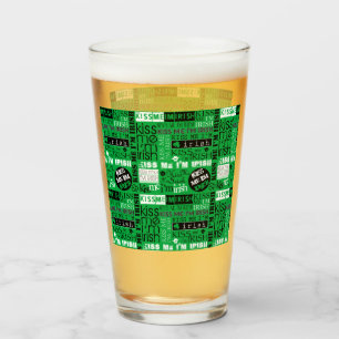 Copo De Pint Beije-me, sou o jogo de palavras irlandês