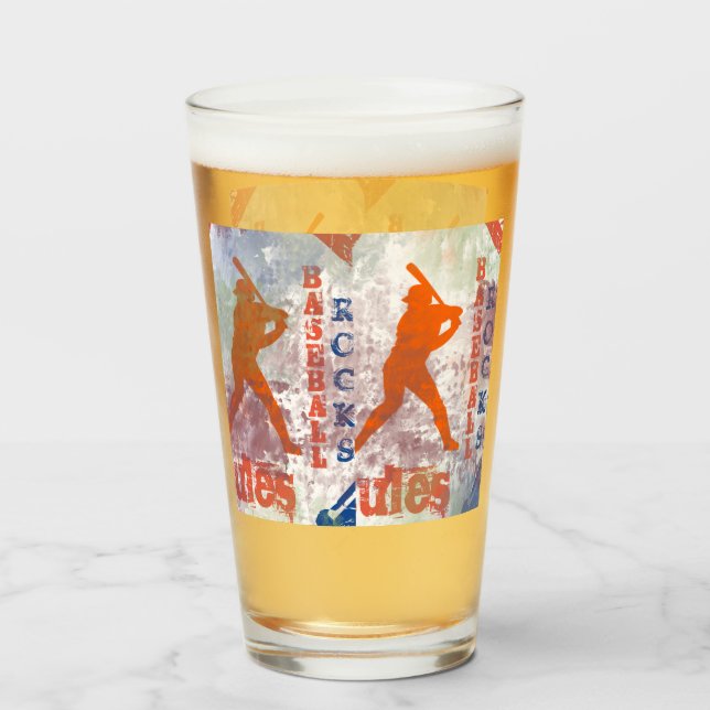 COPO DE PINT BEISEBOL (Frente (Preenchido))