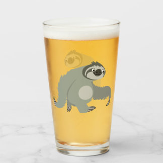 Copo De Pint Bela peça de cartoon à pressa