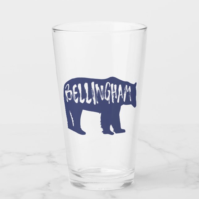 Copo De Pint Bellingham Washington Bear (Frente)