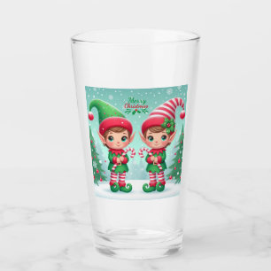 Copo De Pint Belos elfos de Natal