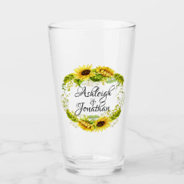 Copo De Pint Belos Girassóis