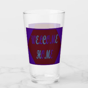 Copo De Pint Bem-vindos ao vinho tinto caseiro e azul real