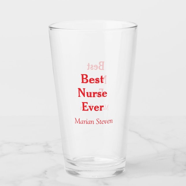 Copo De Pint Best nurse ever medical professional paramedical d (Frente)