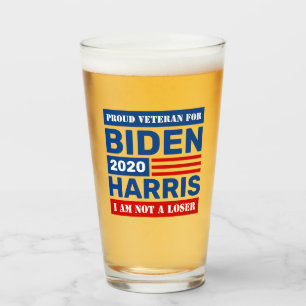 Copo De Pint Biden Harris Veteranos Não É Um Vidro Perdido