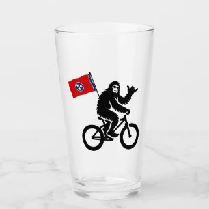 Copo De Pint Bigfoot Ciclista Bandeira do Tennessee