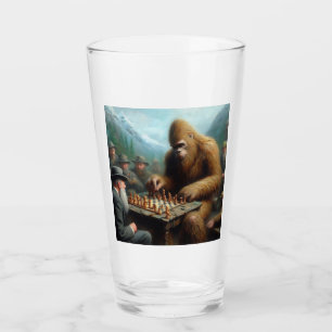 Copo De Pint Bigfoot Tocando Xadrez