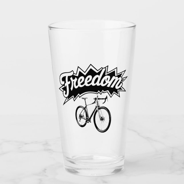 Copo De Pint Bikes são liberdade (Frente)