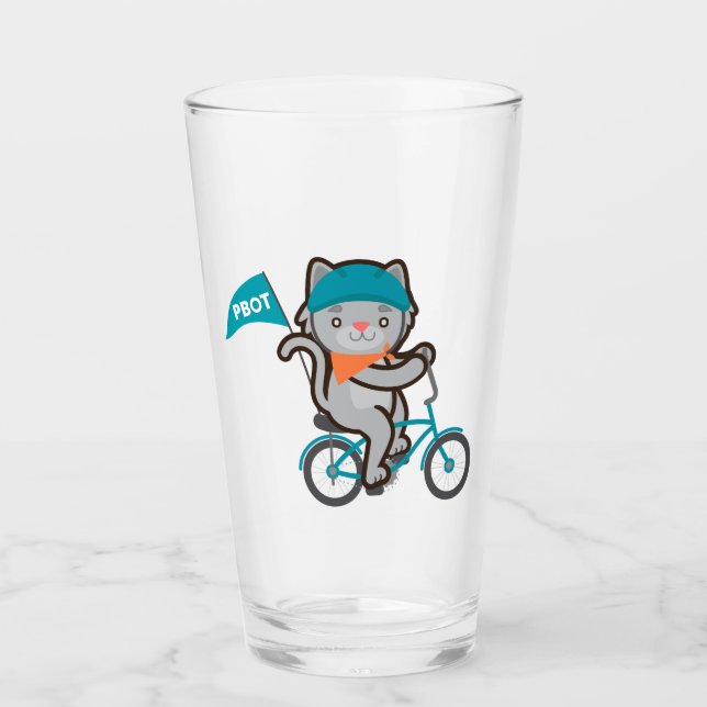 Copo De Pint Biking Kitty Tumbler (Frente)