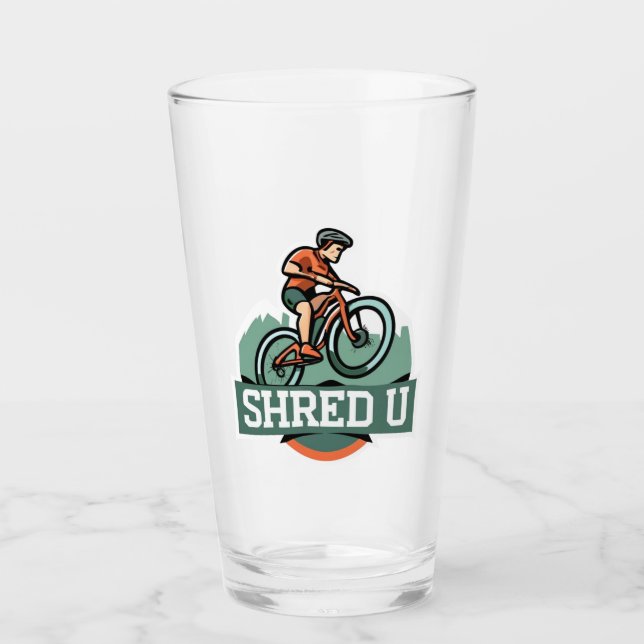 Copo De Pint Biqueio de Montanha da Universidade Shred (Frente)