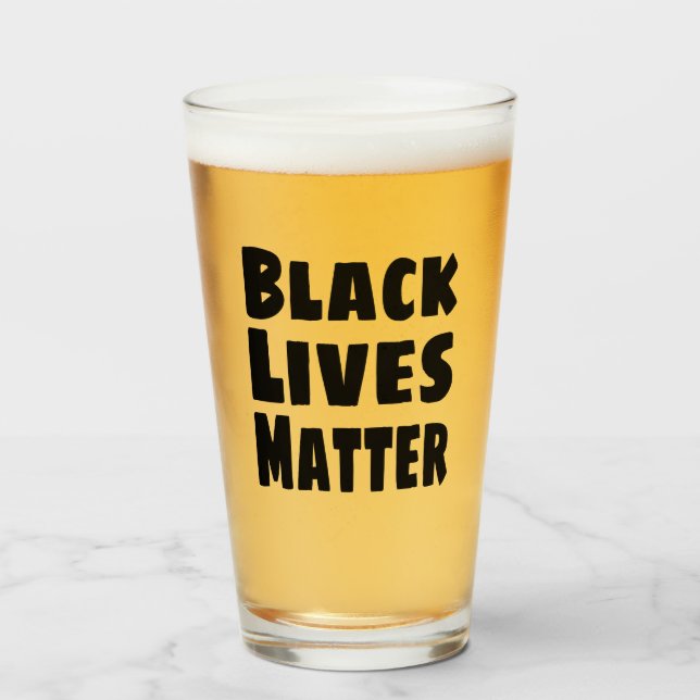 Copo De Pint Black Lives é importante BLM (Frente (Preenchido))