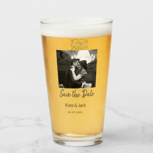Copo De Pint BLACK WHITE salvar a data adicionar QR nome data l
