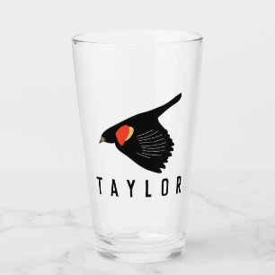 Copo De Pint Blackbird personalizado em voo