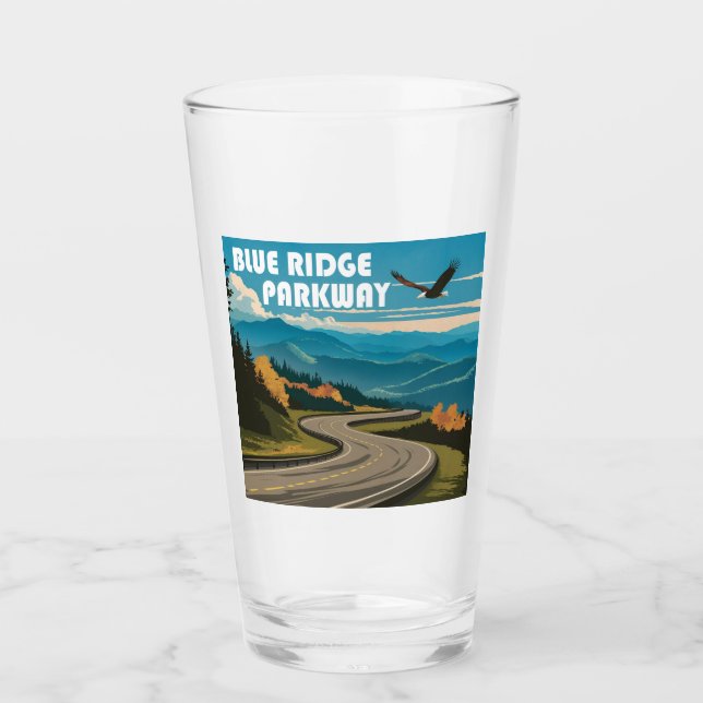 Copo De Pint Blue Ridge Parkway Eagle (Frente)