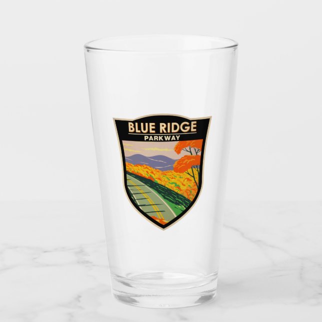 Copo De Pint Blue Ridge Parkway Vintage (Frente)