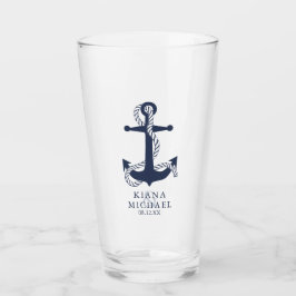 Copo De Pint Blue Wave Anchor Wedding ID836
