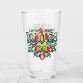 Copo De Pint Blues Rock Soul Glass Tumbler