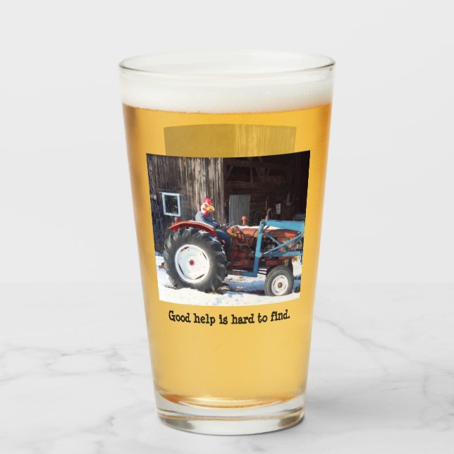 Copo De Pint Boa ajuda é duro de encontrar (Frente (Preenchido))