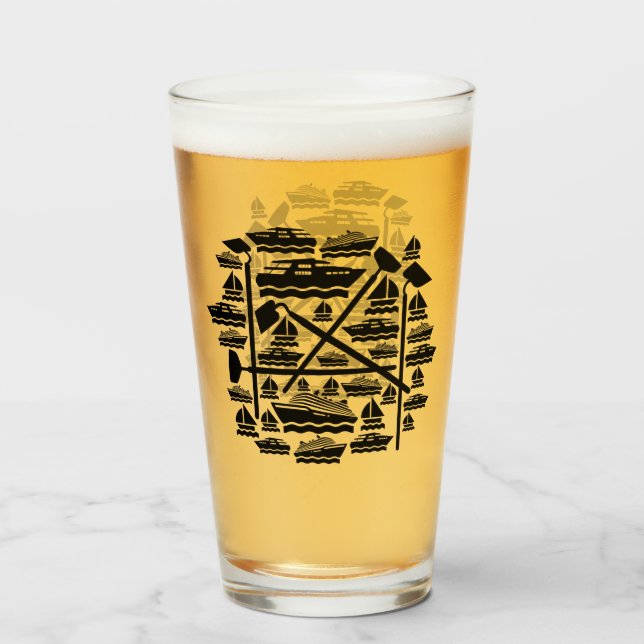 Copo De Pint Boats & Hoes (Frente (Preenchido))