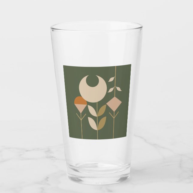 Copo De Pint Boho Abstrato Lily (Frente)