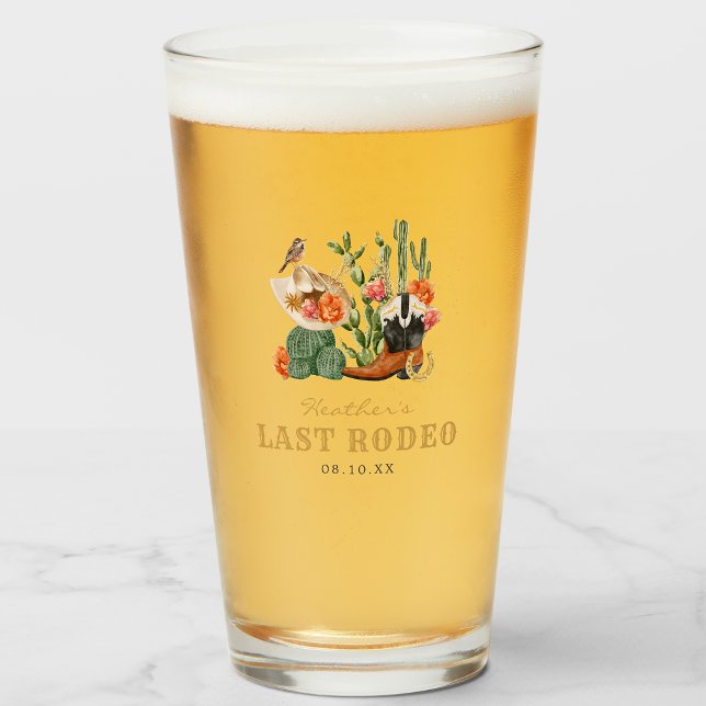 Copo De Pint Boho Ocidental (Western Theme Boho Drinking Glass by Painted Paperie)