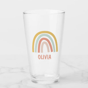 Copo De Pint Boho Rainbow Kids Personalizados