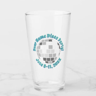 Copo De Pint Bola de Discoteca Retro PERSONALIZADA