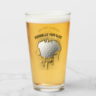 Copo De Pint Bola de Golfe Torn (Personalizada)