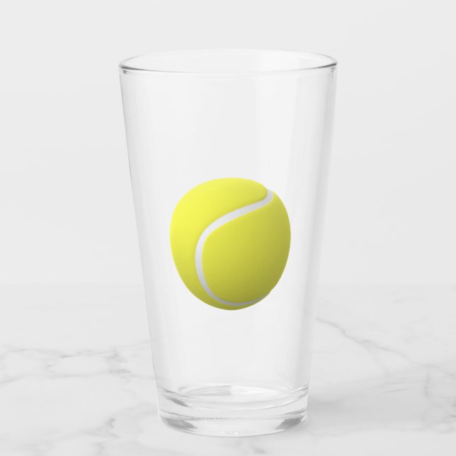 Copo De Pint bola de tênis 3D grande (Frente)