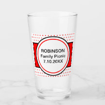 Bolinhas Vermelhas Picnic da família