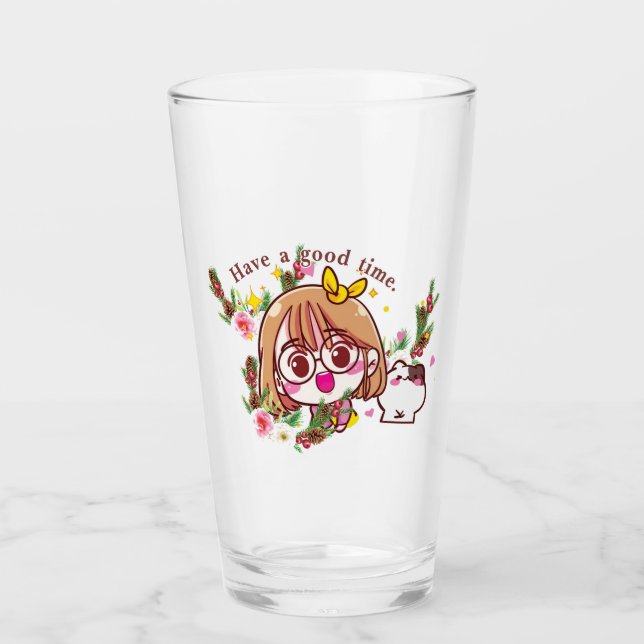 Copo De Pint Bom momento de Drinkware (Frente)