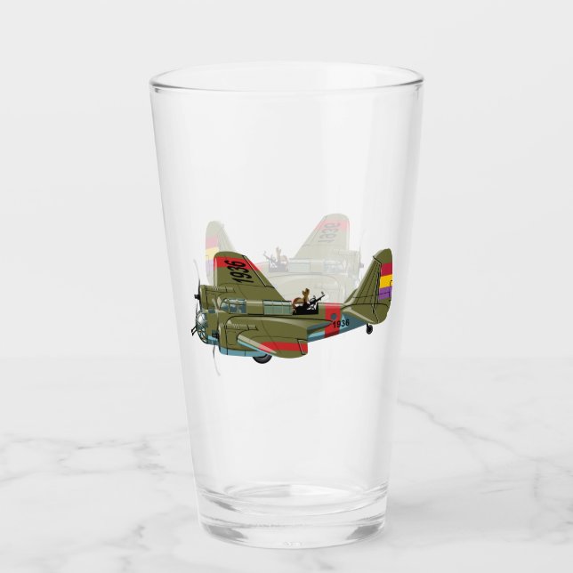 Copo De Pint Bombardeiro retrógrado (Frente)