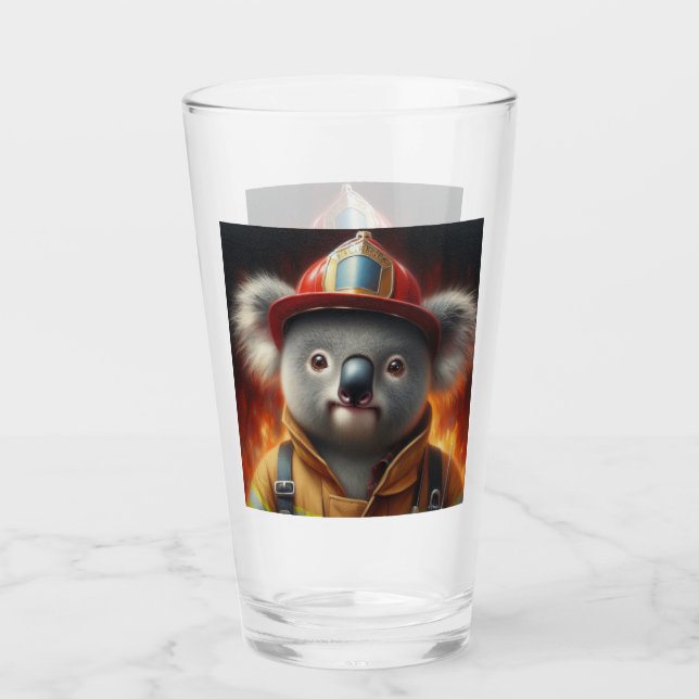 Copo De Pint Bombeiro Koala (Frente)