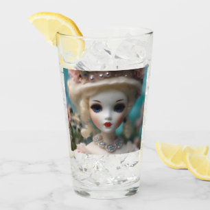 Copo De Pint Boneca Vintage Azul,