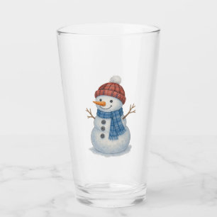 Copo De Pint Boneco de Neve Caprichoso Feliz Natal