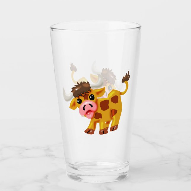 Copo De Pint Bonita Cartoon Steer (Frente)